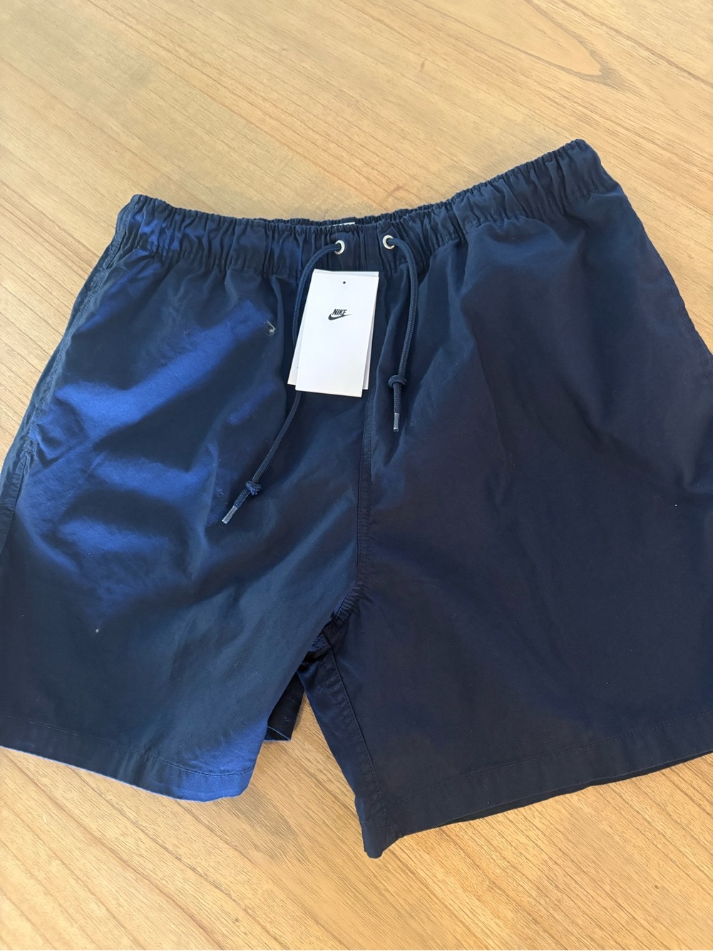 Nike Men's Navy Drawstring Athletic Shorts
